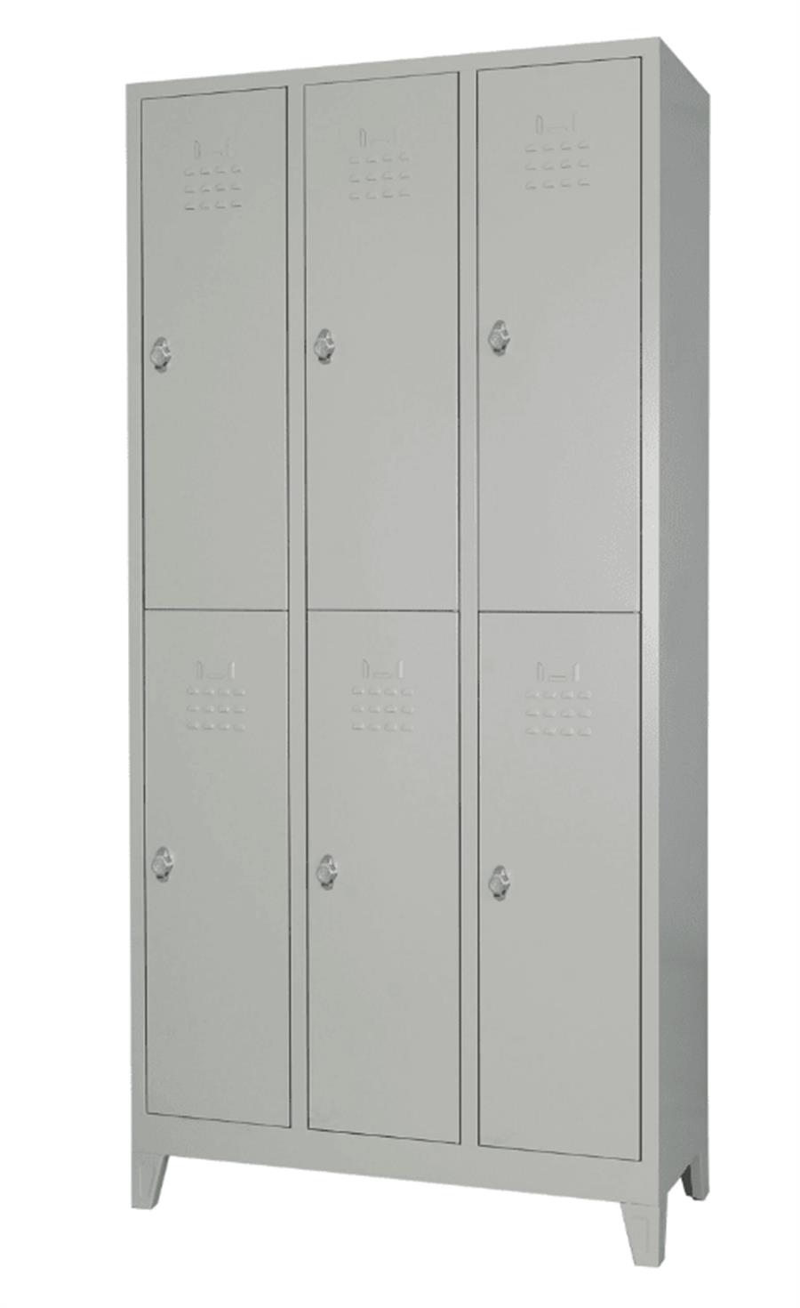 Spot 6'lı Çelik Soyunma Dolabı